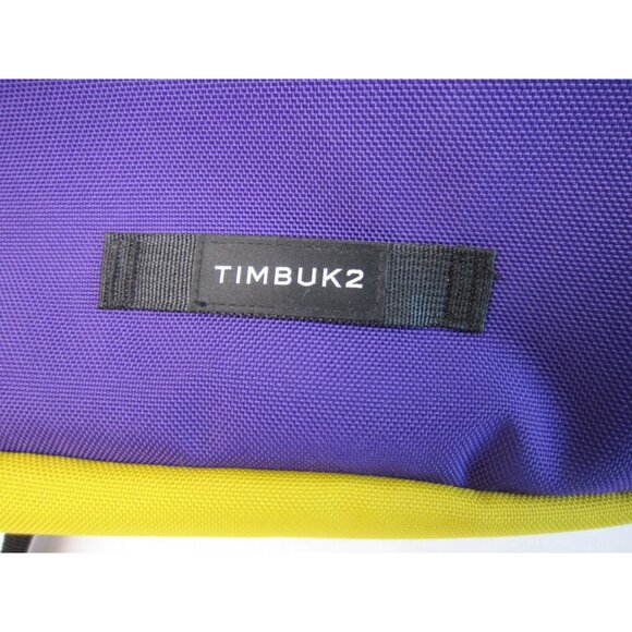 Timbuk2 Division Backpack Purple Yellow "ct" Logo - 17" x 12" - Picture 4 of 14